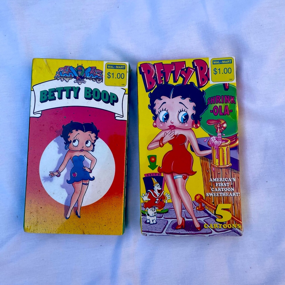 Betty Boop VHS Cartoon Tapes 💋
